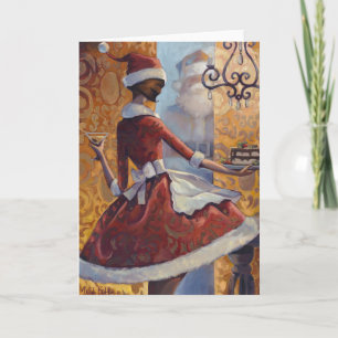 Tarjeta Festiva Bebé de Santa