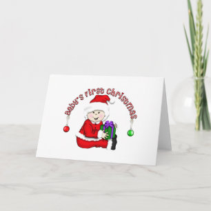 Tarjeta Festiva Bebé Elfo - Camisetas y regalos asiáticos