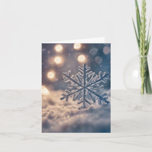 Tarjeta Festiva Bebé helado (Anverso)