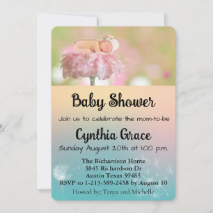 Tarjeta Festiva Bebé, maricones y candeliones