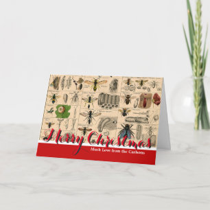 Tarjeta Festiva Bee Insect Bug Wasp Naturaleza Abejas Pintura