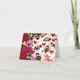 Tarjeta Festiva Bee Mine Sweet Honeycomb Blooms