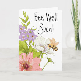 Tarjeta Festiva Bee Well Soon Card