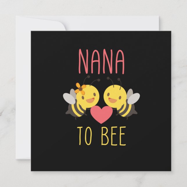 Tarjeta Festiva Beekeeper Art Nana To Bee (Anverso)