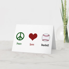 Tarjeta Festiva Béisbol lindo