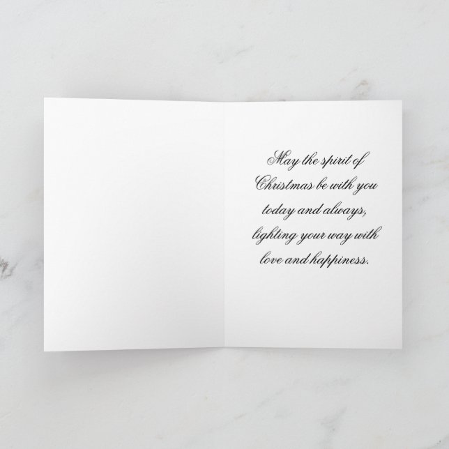 Tarjeta Festiva Bela Brown Navidades Esperanza! (Interior)