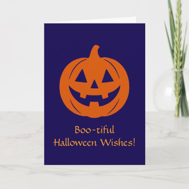 Tarjeta Festiva Bella Halloween (Anverso)