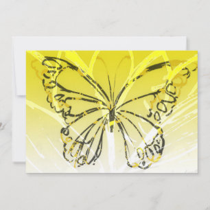 Tarjeta Festiva Bella Hermosa Mariposa