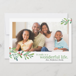 Tarjeta Festiva Bellas simples Vida Maravillosa 1 Foto  