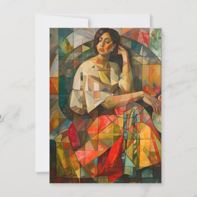 Tarjeta Festiva Belleza (Anverso)