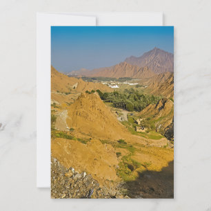 Tarjeta Festiva Belleza de un paisaje desierto