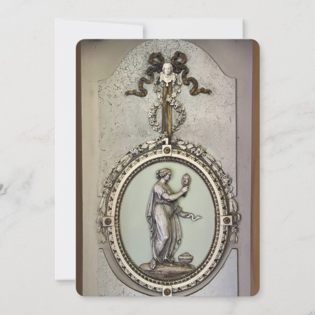 Tarjeta Festiva Belleza desvanecida (Anverso)