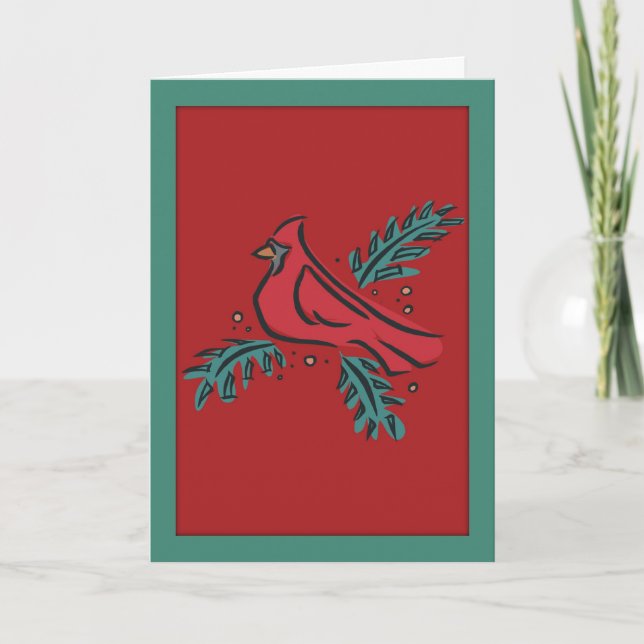 Tarjeta Festiva Bendición a Navidades irlandeses religiosos (Anverso)