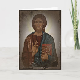 Tarjeta Festiva Bendición de Jesús