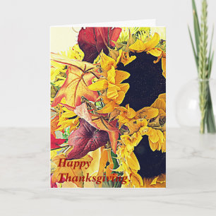 Tarjeta Festiva Bendición de la acción de gracias