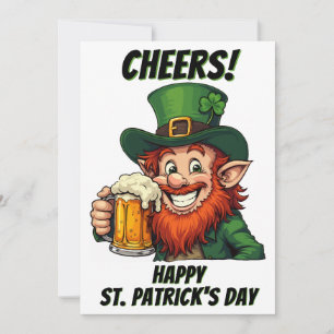 Tarjeta Festiva Bendición del Día de San Patricio - SALUD