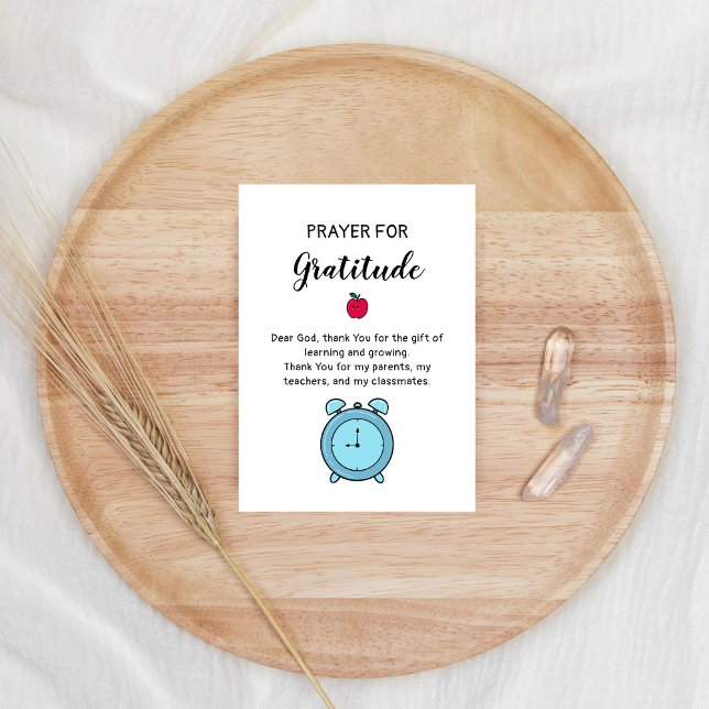 Tarjeta Festiva Bendición del primer día de la oración escolar (Subido por el creador)