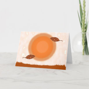 Tarjeta Festiva Bendición equinoccio de otoño