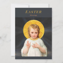 Bendición infantil de Jesucristo de Pascua CC1213 