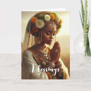 Tarjeta Festiva Bendiciones