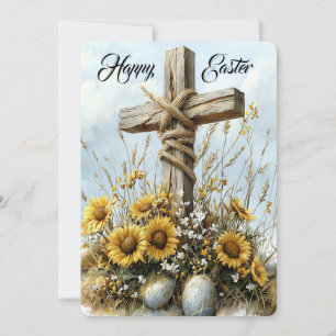 Tarjeta Festiva Bendiciones alegres de Pascua