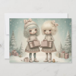 Tarjeta Festiva Bendiciones apreciadas: Deseándote una feliz Navid