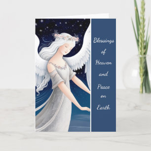 Tarjeta Festiva Bendiciones celestiales