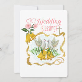 Tarjeta Festiva Bendiciones de Boda