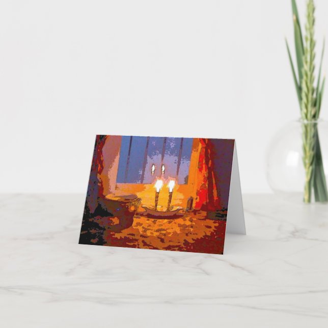 Tarjeta Festiva Bendiciones de la paz (Anverso)