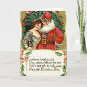 Tarjeta Festiva Bendiciones de navidades