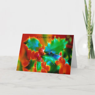 Tarjeta Festiva Bendiciones de navidades