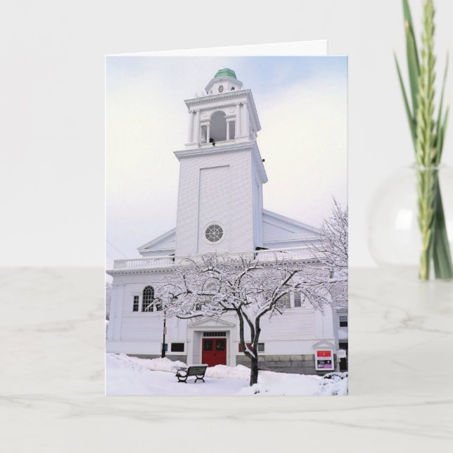 Tarjeta Festiva Bendiciones de navidades (Anverso)