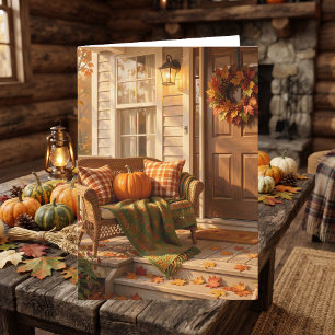 Tarjeta Festiva Bendiciones de Otoño Querido Septiembre