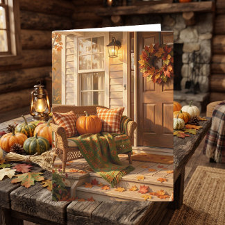 Tarjeta Festiva Bendiciones de Otoño | Querido Septiembre