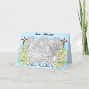 Tarjeta Festiva Bendiciones de Pascua
