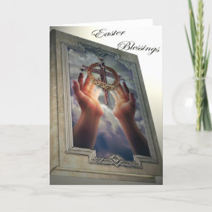 Tarjeta Festiva Bendiciones de Pascua