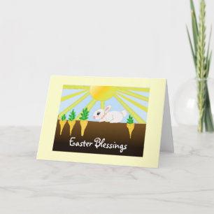 Tarjeta Festiva Bendiciones de Pascua