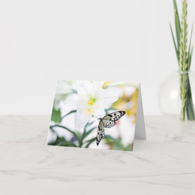 Tarjeta Festiva Bendiciones de Pascua 1 Juan 2:25 Verso de la Bibl (Anverso)