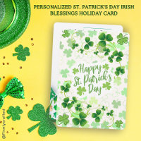 Bendiciones Irlandesas Personalizadas del Día de S