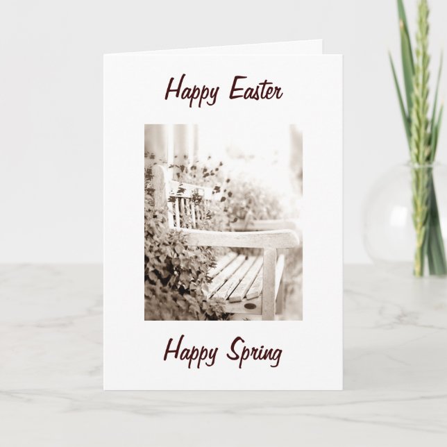 TARJETA FESTIVA BENDICIONES PARA USTED/SU FAMILIA EN EASTER (Anverso)