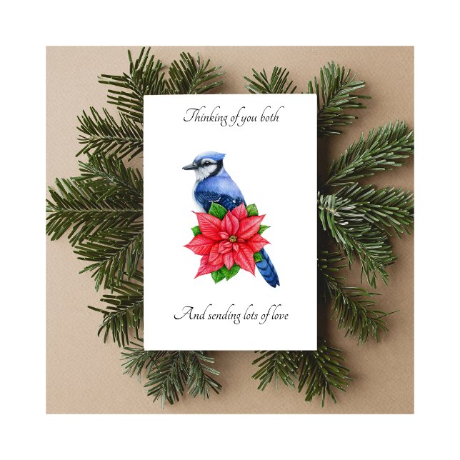 Tarjeta Festiva Bereaved Parents Thinking of You Christmas Card (Subido por el creador)