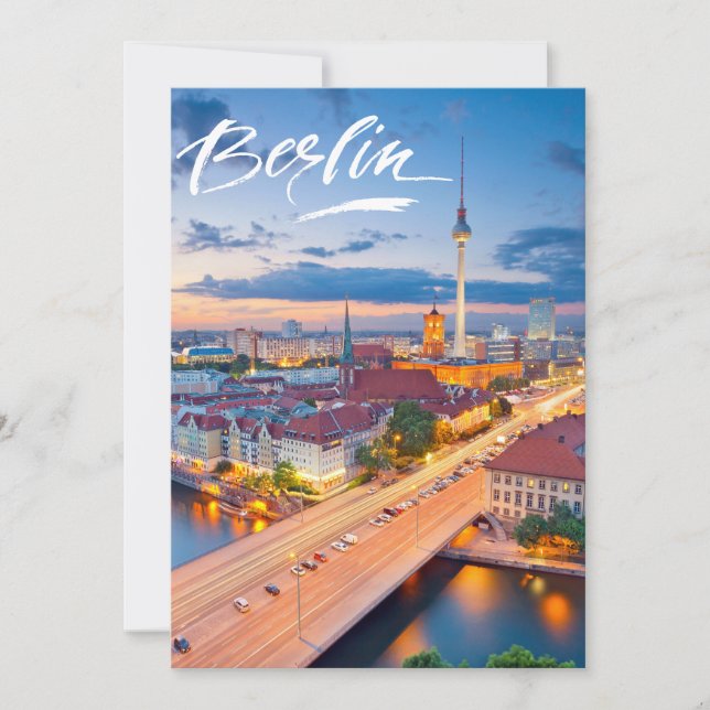 Tarjeta Festiva Berlín, Alemania (Anverso)