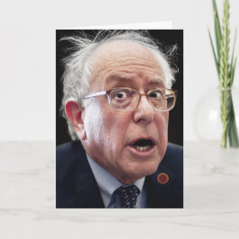 Tarjeta Festiva Bernie Sanders Birthday Card
