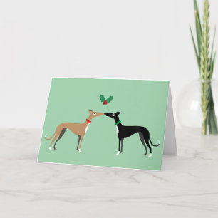 Tarjeta Festiva Beso de Hound