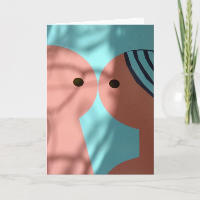 Tarjeta Festiva beso del amore (Anverso)