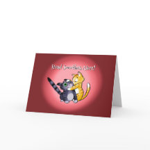 BESOS EN LA CABEZA GATOS DE SAN VALENTÍN por Jeff 