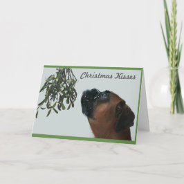 Tarjeta Festiva Besos navidades