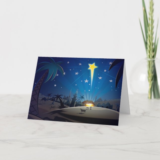 Tarjeta Festiva Bethlehem (Anverso)