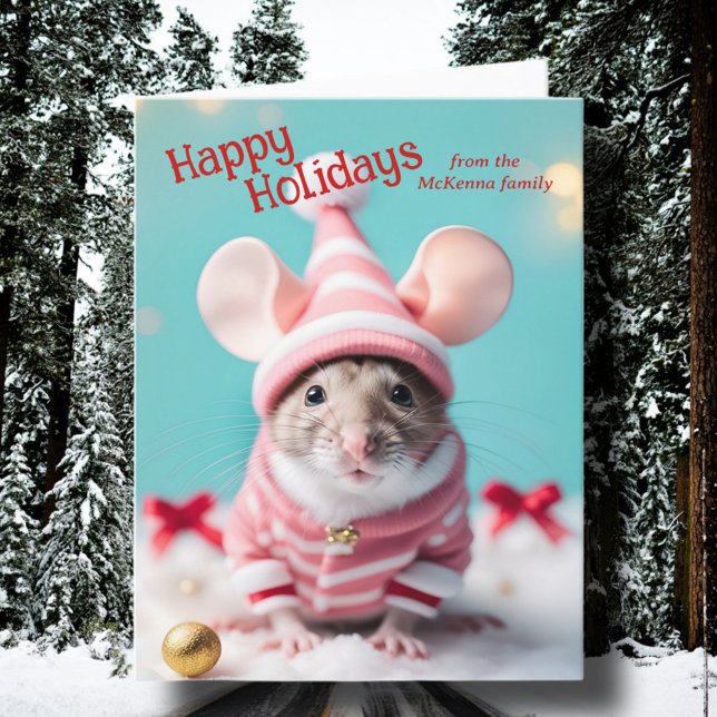 Tarjeta Festiva Biblia Verse Navidades Cuitos Nombre del ratón Fot (Subido por el creador)