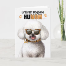 Bichon Frise Dog Greatest HuMOM Mother's Day